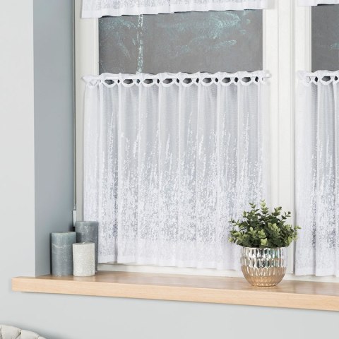 Zazdrostka żakardowa, wysokość 50cm, kolor 001 biały 043233/000/001/000050/1