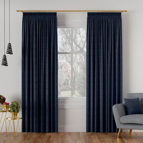 ADA Tkanina dekoracyjna, wysokość 300cm, kolor 032 ciemny niebieski TD0024/TDP/032/000300/1