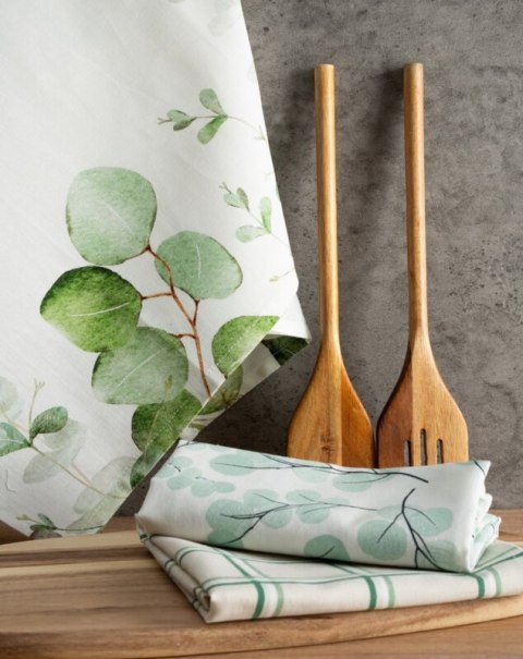 KOMPLET RĘCZNIKÓW KUCHENNYCH CLOVER 50 X 75 CM ZIELONY