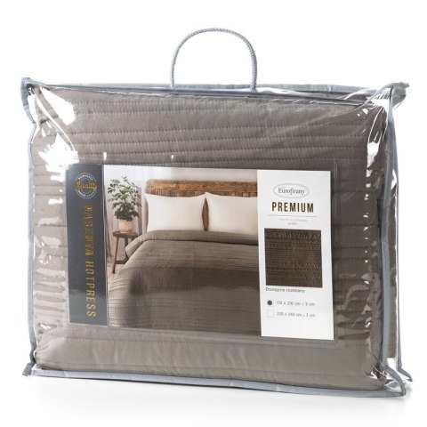 NARZUTA TARA 220 X 240 CM BRĄZOWY