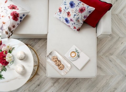 PATERA DEKORACYJNA ASLI (01) 30X16X3 CM BIAŁY