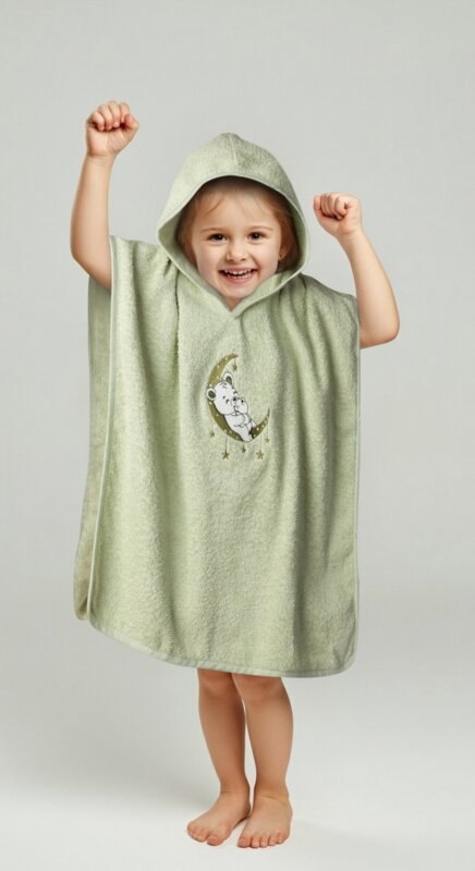 RĘCZNIK DZIECIĘCY BABY74 50 X 90 CM MIĘTOWY