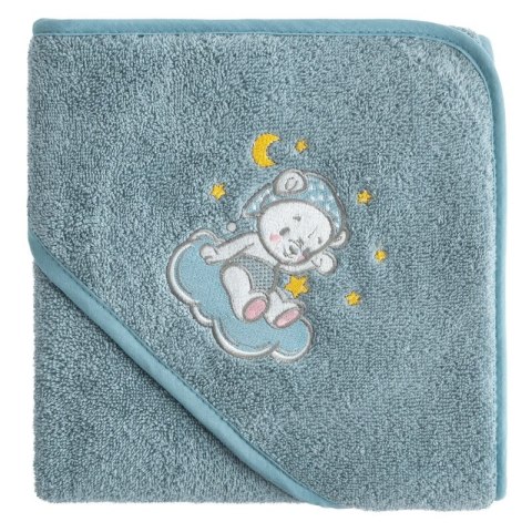 RĘCZNIK DZIECIĘCY BABY75 100 X 100 CM NIEBIESKI
