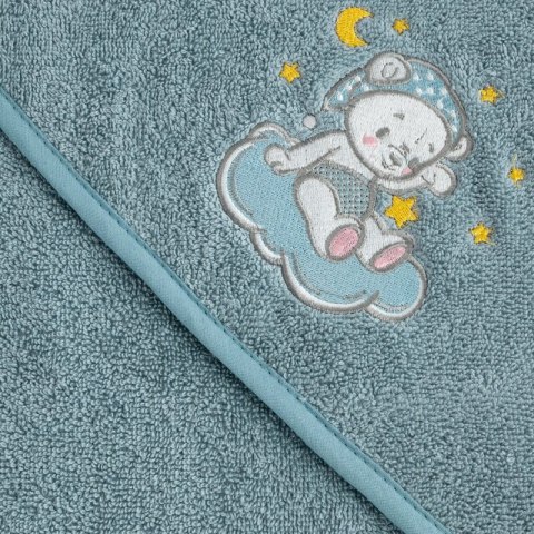 RĘCZNIK DZIECIĘCY BABY75 100 X 100 CM NIEBIESKI