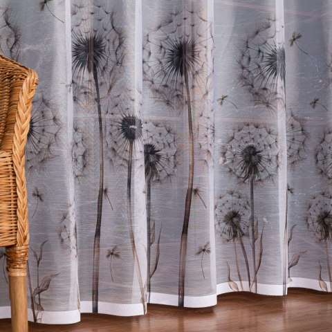 DMUCHAWCE Firanka żakardowa 023426, wysokość 230cm, kolor 001 biały D00307/000/001/000230/1