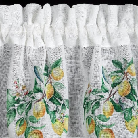 FIRANA GOTOWA CLOE NA TAŚMIE 150 X 30 CM BIAŁY