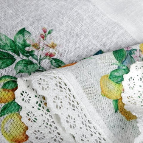 FIRANA GOTOWA CLOE NA TAŚMIE 150 X 30 CM BIAŁY