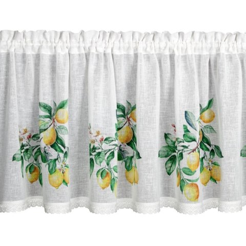 FIRANA GOTOWA CLOE NA TAŚMIE 150 X 60 CM BIAŁY