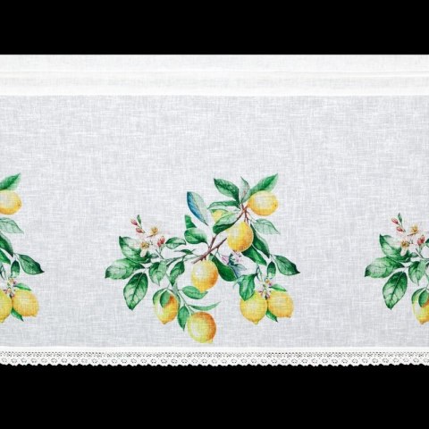 FIRANA GOTOWA CLOE NA TAŚMIE 150 X 60 CM BIAŁY