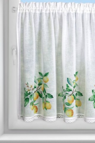 FIRANA GOTOWA CLOE NA TAŚMIE 150 X 90 CM BIAŁY