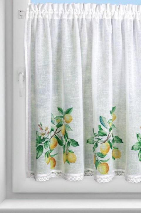 FIRANA GOTOWA CLOE NA TAŚMIE 150 X 90 CM BIAŁY