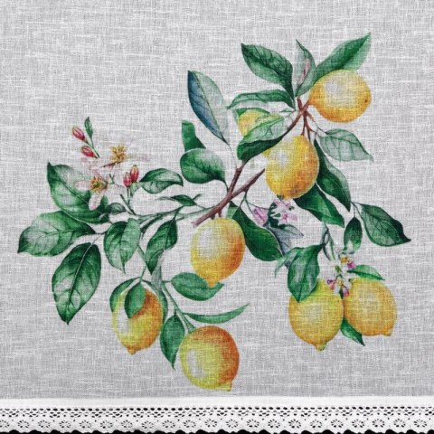 FIRANA GOTOWA CLOE NA TAŚMIE 150 X 90 CM BIAŁY