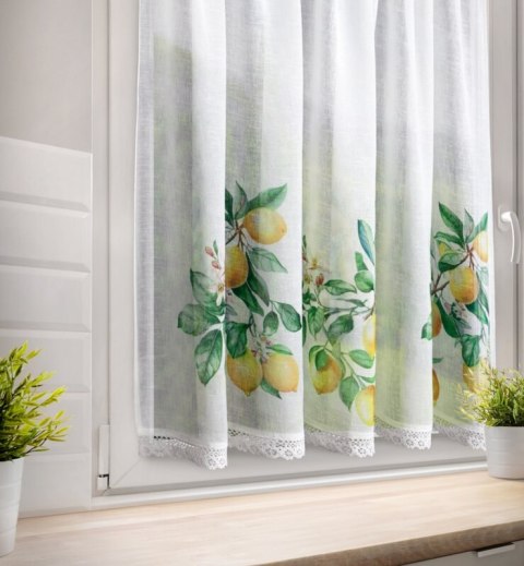 FIRANA GOTOWA CLOE NA TAŚMIE 150 X 90 CM BIAŁY