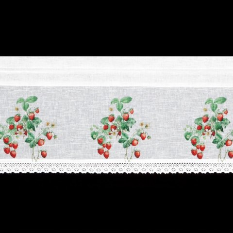 FIRANA GOTOWA KSENIA NA TAŚMIE 150 X 30 CM BIAŁY