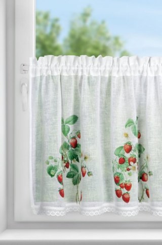 FIRANA GOTOWA KSENIA NA TAŚMIE 150 X 60 CM BIAŁY