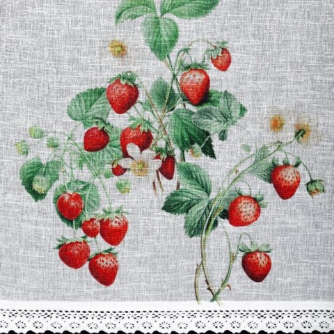 FIRANA GOTOWA KSENIA NA TAŚMIE 150 X 60 CM BIAŁY