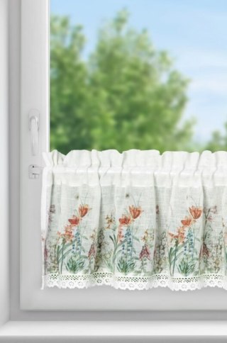 FIRANA GOTOWA NEMEZJA NA TAŚMIE 150 X 30 CM BIAŁY