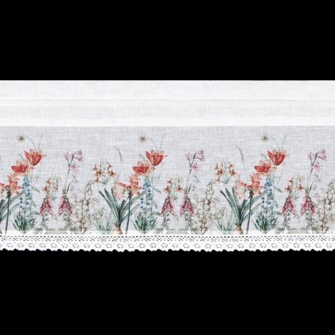 FIRANA GOTOWA NEMEZJA NA TAŚMIE 150 X 30 CM BIAŁY