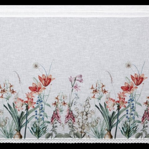 FIRANA GOTOWA NEMEZJA NA TAŚMIE 150 X 90 CM BIAŁY