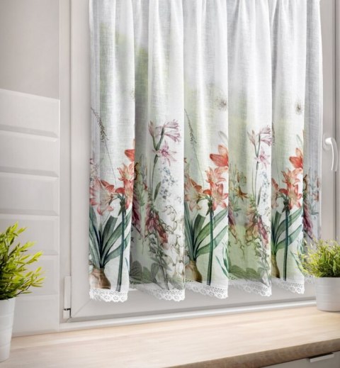 FIRANA GOTOWA NEMEZJA NA TAŚMIE 150 X 90 CM BIAŁY