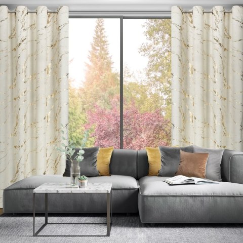 ZASŁONA GOTOWA MOLLY 140 X 250 CM KREMOWY