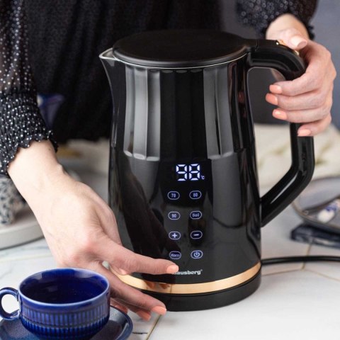 CZAJNIK ELEKTRYCZNY 1,7L KLAUSBERG KB-7895 LED REULACJA TEMPERATURY