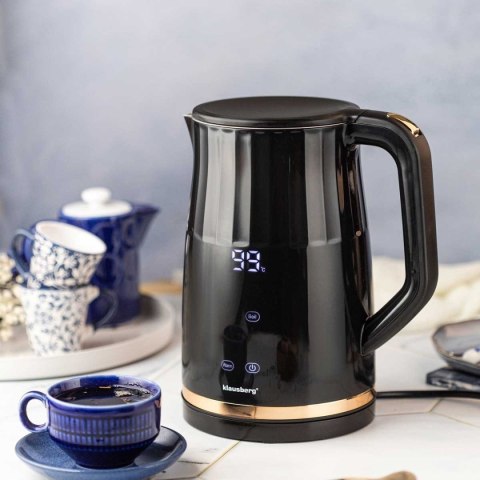 CZAJNIK ELEKTRYCZNY 1,7L KLAUSBERG KB-7895 LED REULACJA TEMPERATURY