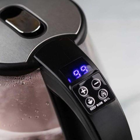 CZAJNIK ELEKTRYCZNY SZKLANY 1,8L KLAUSBERG KB-7887 LED RGB