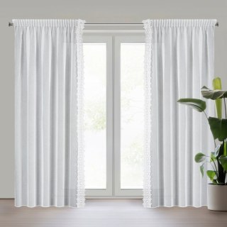 FIRANA GOTOWA KAJA NA TAŚMIE 140 X 270 CM BIAŁY