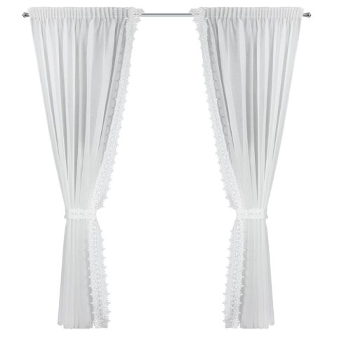 FIRANA GOTOWA KAJA NA TAŚMIE 140 X 270 CM BIAŁY