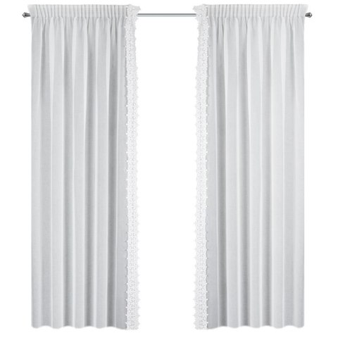 FIRANA GOTOWA KAJA NA TAŚMIE 140 X 270 CM BIAŁY