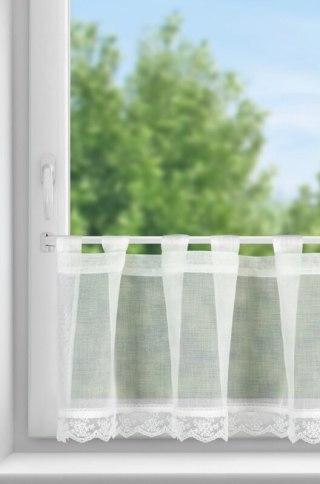 FIRANA GOTOWA SUZAN NA SZELKACH 150 X 40 CM BIAŁY