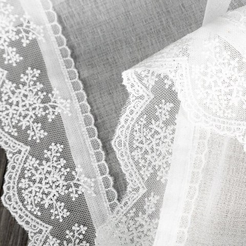 FIRANA GOTOWA SUZAN NA SZELKACH 150 X 70 CM BIAŁY