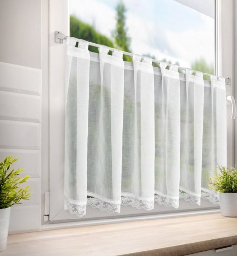 FIRANA GOTOWA SUZAN NA SZELKACH 150 X 70 CM BIAŁY