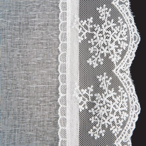 FIRANA GOTOWA SUZAN NA TAŚMIE 140 X 270 CM BIAŁY