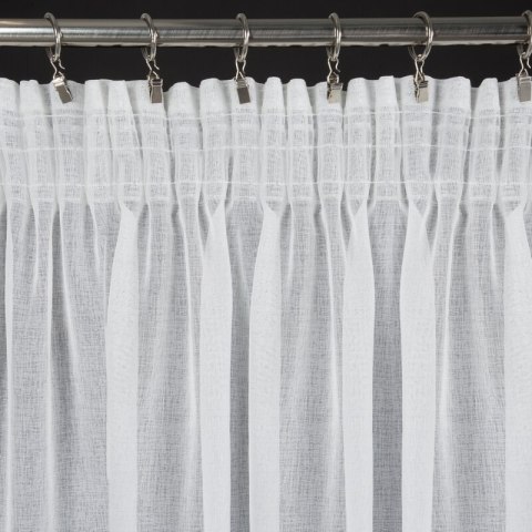 FIRANA GOTOWA SUZAN NA TAŚMIE 140 X 270 CM BIAŁY