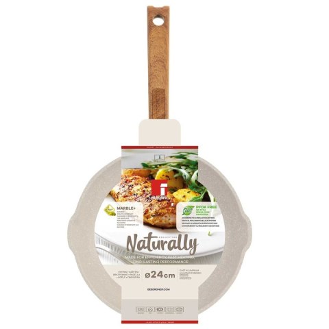 PATELNIA MARMURKOWA 24cm BERGNER BG-30638 NATURALLY