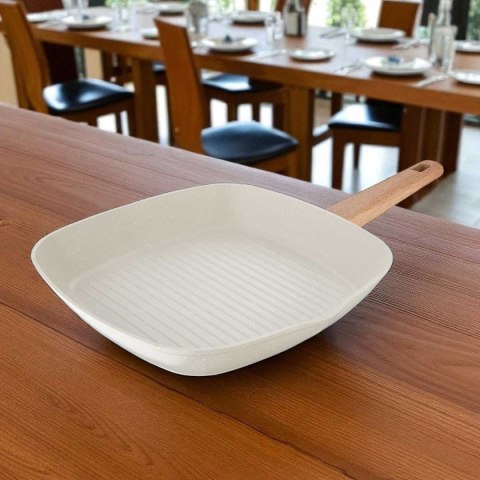 PATELNIA MARMURKOWA GRILLOWA 28cm BERGNER BG-34743 NATURALLY