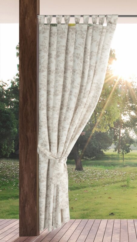 ZASŁONA GOTOWA GARDEN 12 NA SZELKACH 155 X 220 CM KREMOWY