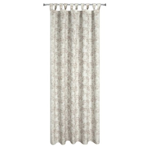 ZASŁONA GOTOWA GARDEN 12 NA SZELKACH 155 X 220 CM KREMOWY