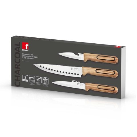 ZESTAW NOŻY KUCHENNYCH BERGNER BG-39420 CHARCOAL