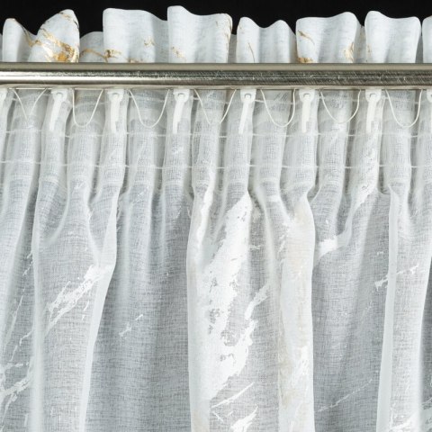 FIRANA GOTOWA MOLLY1 NA TAŚMIE 140 X 270 CM BIAŁY