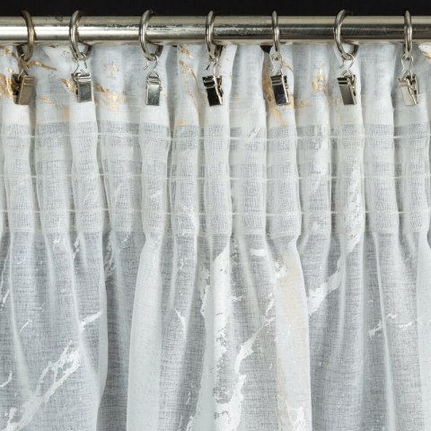 FIRANA GOTOWA MOLLY1 NA TAŚMIE 140 X 270 CM BIAŁY