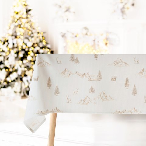 MOKOSZ Tkanina dekoracyjna NINA WODOODPORNA, 160cm, kolor 001 biały DBN358/NIW/001/160000/1