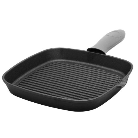 PATELNIA GRILLOWA ŻELIWNA 24cm Z SILIKONOWĄ NAKŁADKĄ 2668