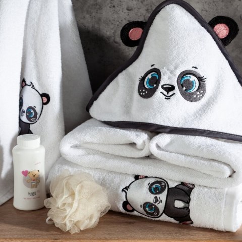 RĘCZNIK DZIECIĘCY BABY73 70 X 140 CM BIAŁY