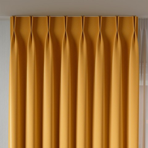 SERINA Tkanina dekoracyjna, wysokość 300cm, kolor 032 żółty 318744/TDP/032/000300/1