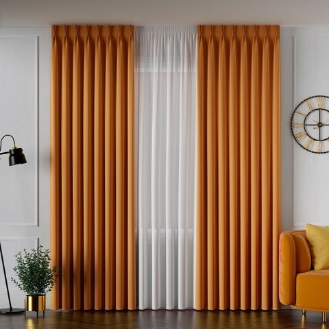 SERINA Tkanina dekoracyjna, wysokość 300cm, kolor 035 pomarańczowy 318744/TDP/035/000300/1