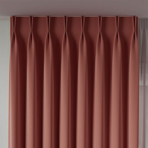 SERINA Tkanina dekoracyjna, wysokość 300cm, kolor 039 jasny ceglasty 318744/TDP/039/000300/1