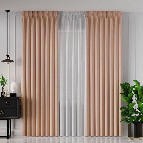 SERINA Tkanina dekoracyjna, wysokość 300cm, kolor 042 cielisty 318744/TDP/042/000300/1